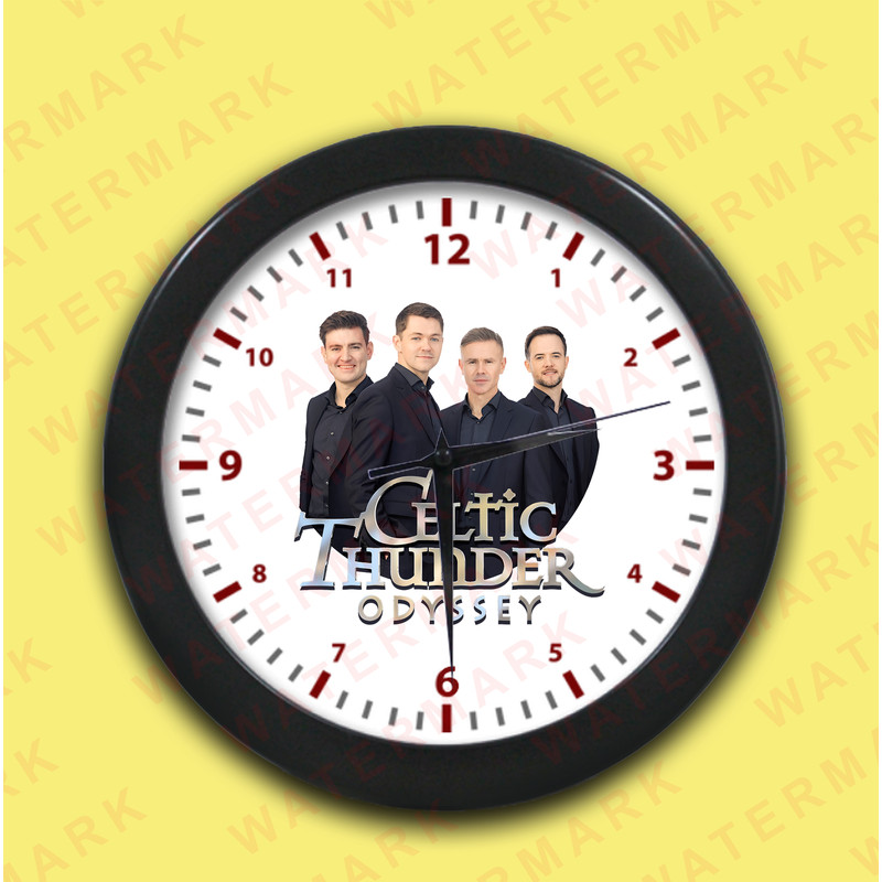 CELTIC THUNDER ODYSSEY TOUR 2024 Wall Clocks 0