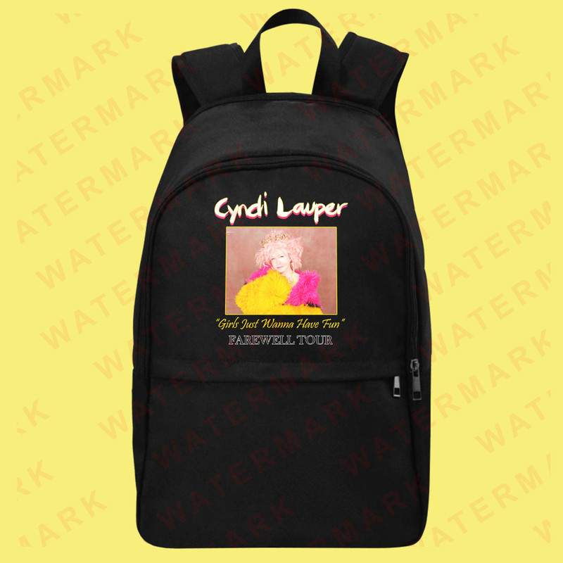 CYNDI LAUPER GIRLS JUST WANNA HAVE FUN FAREWELL TOUR 2024 Backpack Bags 0