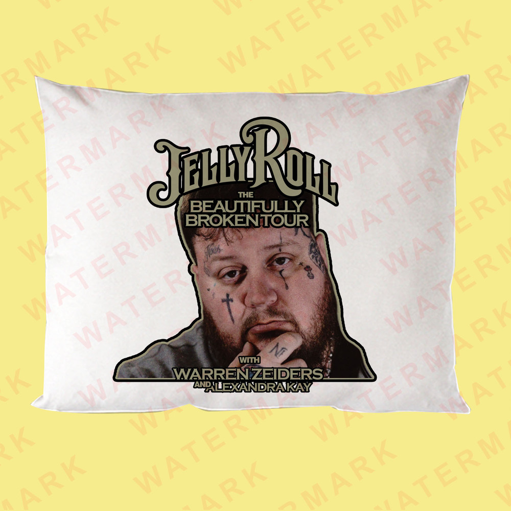 JELLY ROLL THE BEAUTIFULLY BROKEN TOUR 2024 Pillow Cases 0
