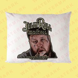 jelly roll the beautifully broken tour 2024 pillow cases