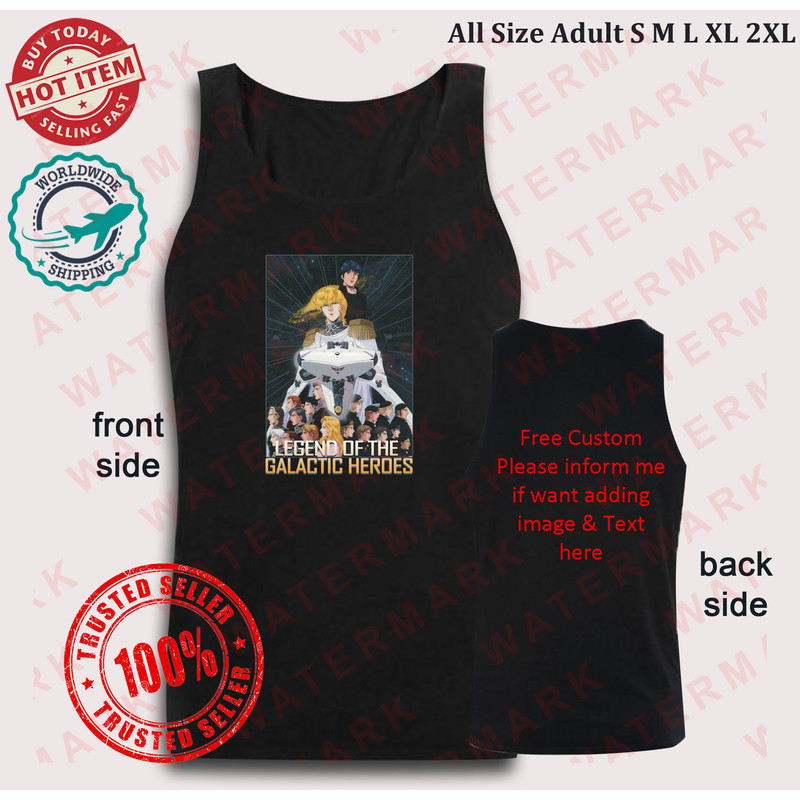 2 LEGEND OF THE GALACTIC HEROES Tank Top 0