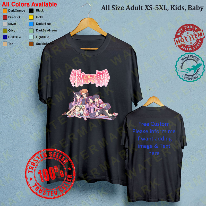 1 MONOGATARI Concert Album Tshirt Adult S5XL Youth Babies Toddler 0