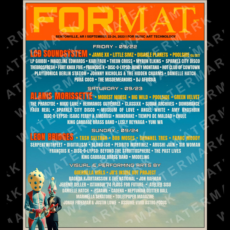 FORMAT FESTIVAL 2023 Concert Album Tshirt Adult S5XL Youth Babies Toddler 1 1