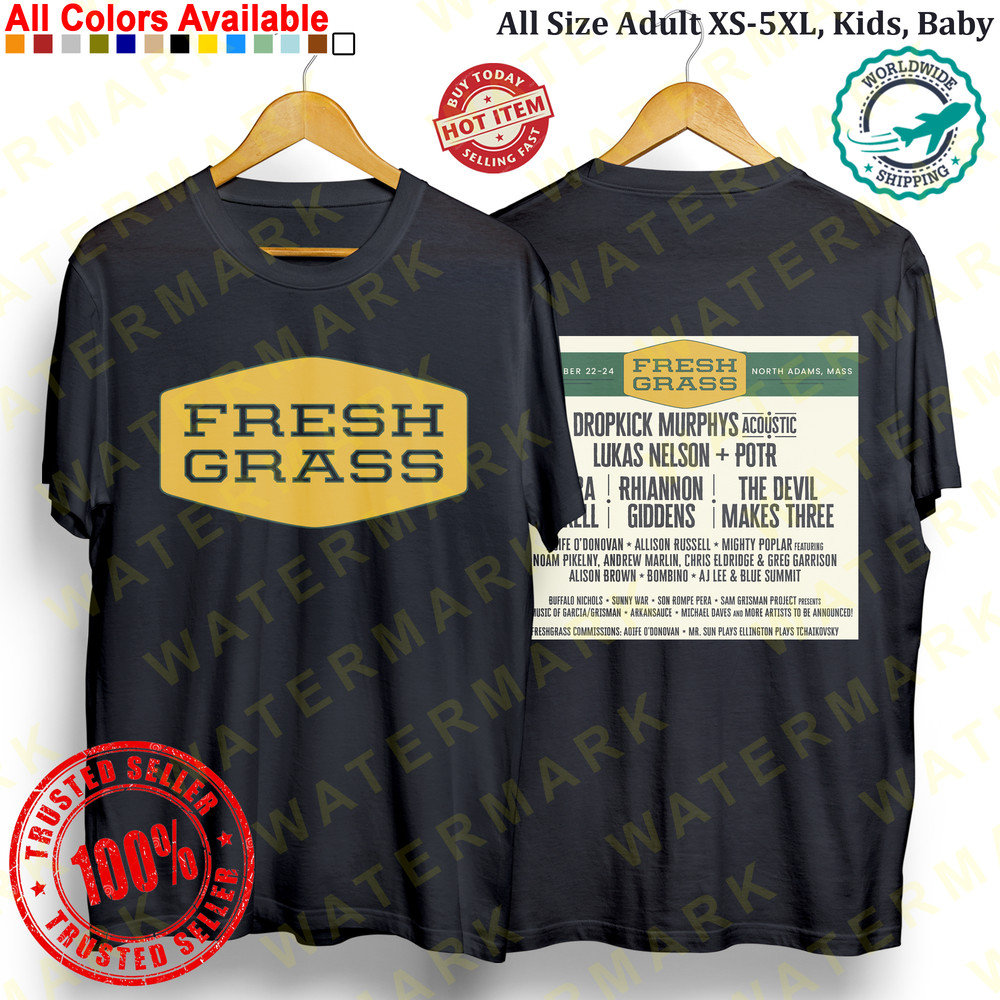 FRESHGRASS FESTIVAL 2023 Concert Album Tshirt Adult S5XL Youth Babies Toddler 1 0