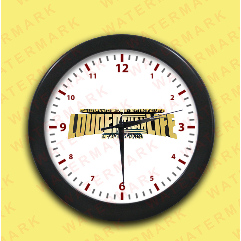 LOUDER THAN LIFE FESTIVAL 2023 Wall Clocks 0