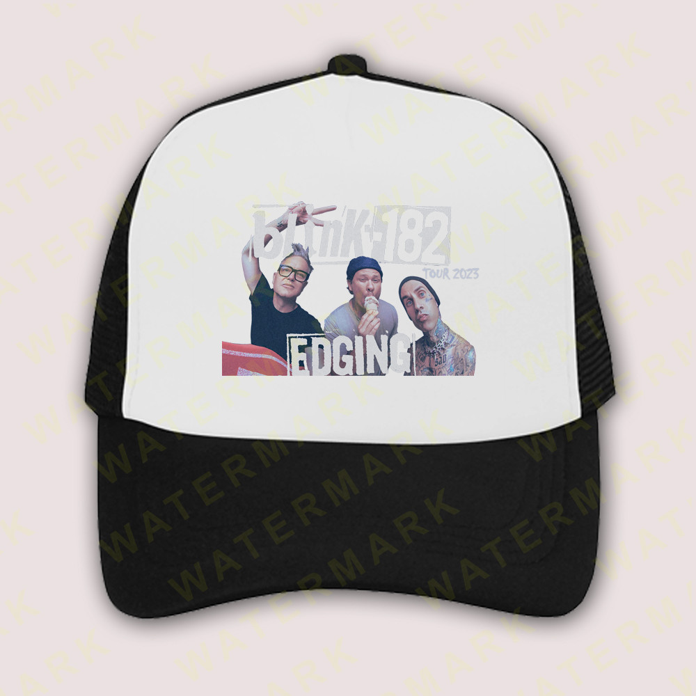 BLINK 182 TOUR 2023 Denim Hat Cap 0