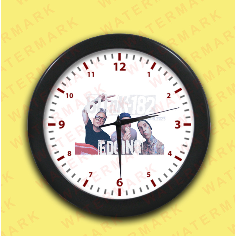BLINK 182 TOUR 2023 Wall Clocks 0