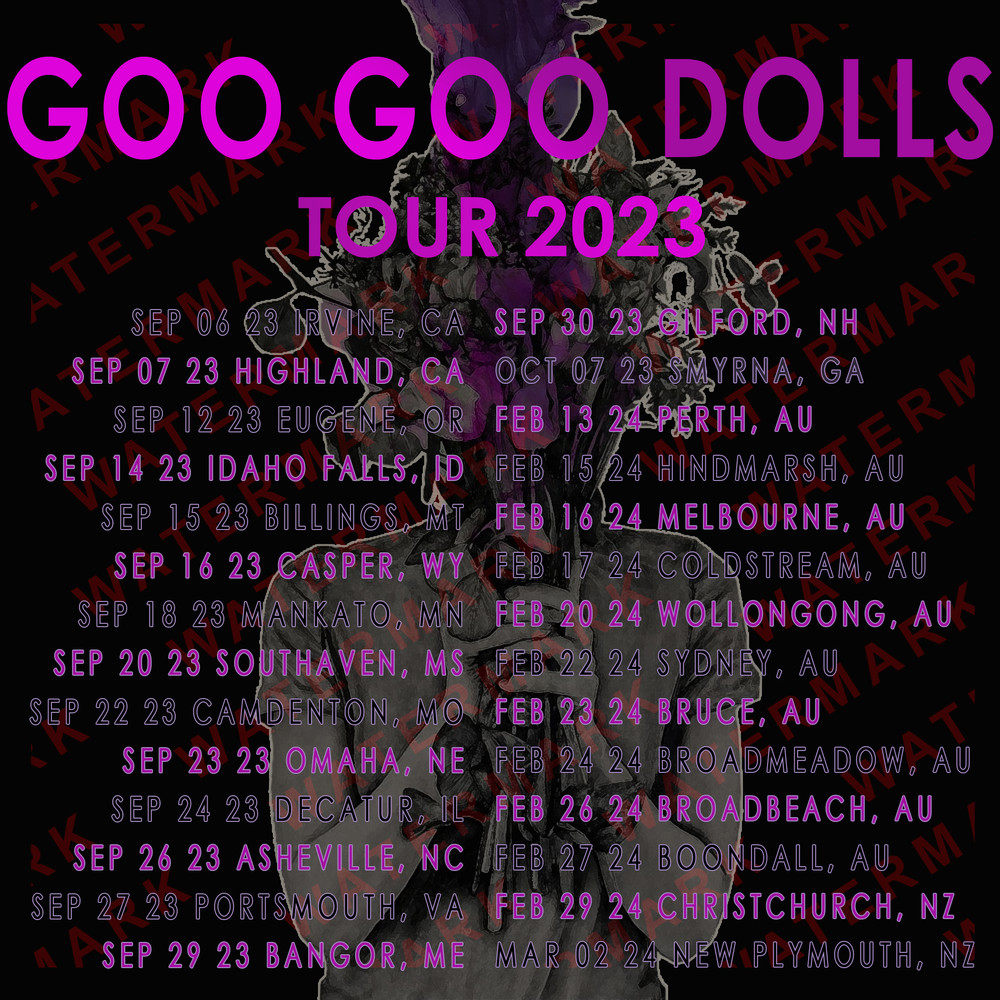 GOO GOO DOLLS TOUR 2023 Concert Album Tshirt Adult S5XL Youth Babies Toddler 1 1