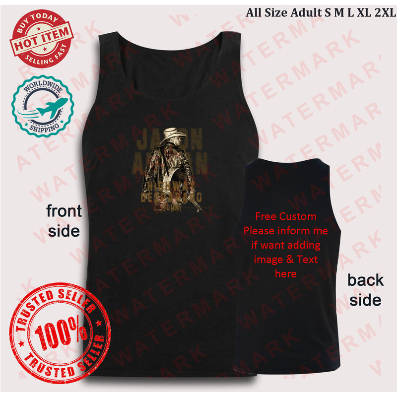JASON ALDEAN ANNOUNCES HIGHWAY DESPERADO TOUR 2023 Tank Top 1 0