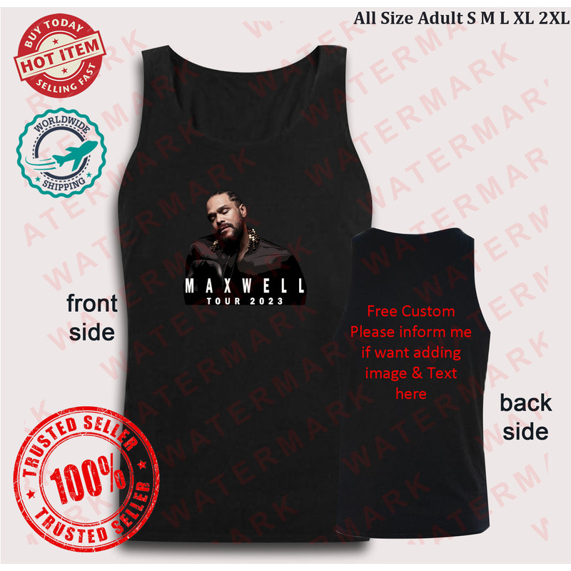 MAXWELL TOUR 2023 Tank Top 0