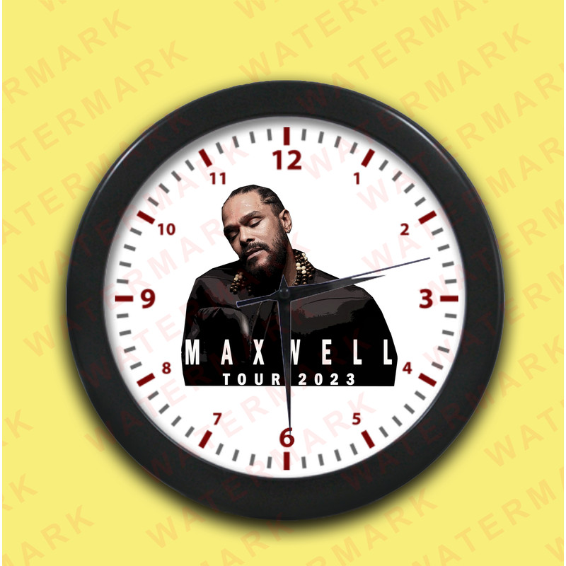 MAXWELL TOUR 2023 Wall Clocks 1 0