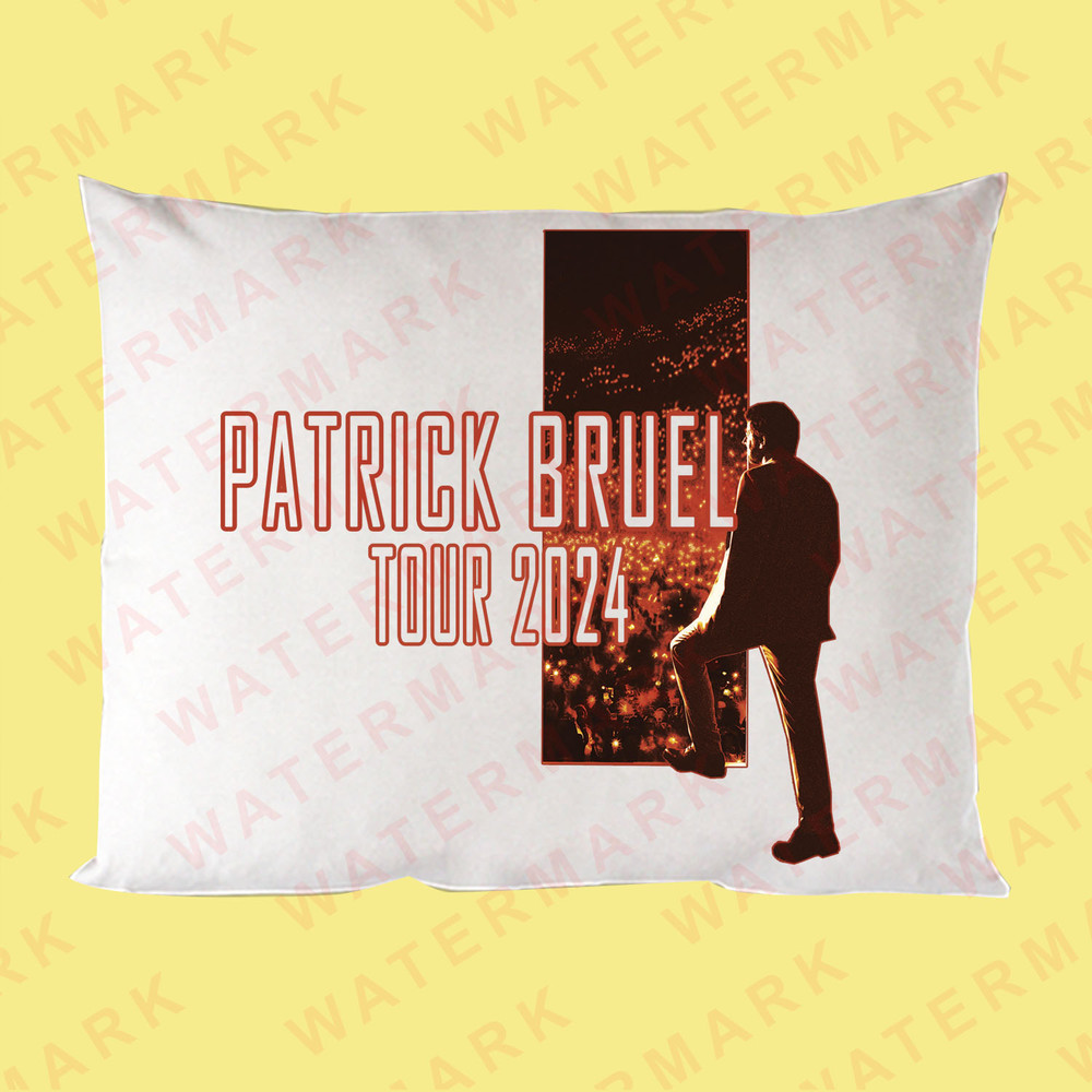 PATRICK BRUEL TOUR 2024 Pillow Cases 1 0