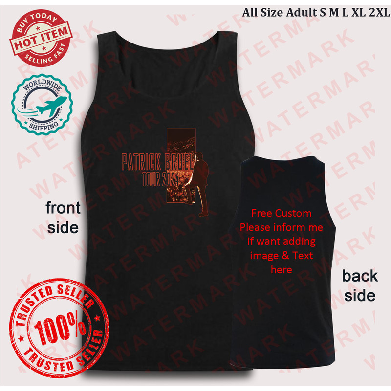 PATRICK BRUEL TOUR 2024 Tank Top 1 0