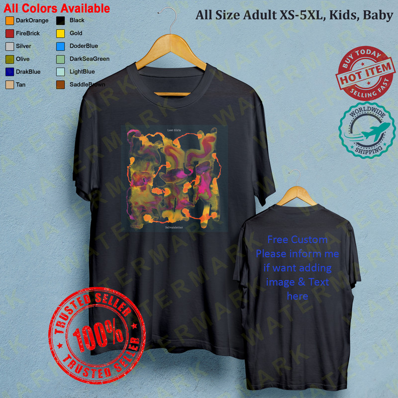 LOST GIRLS JENNY HVAL AND HAVARD VOLDEN SELVUTSLETTER Concert Album Tshirt Adult S5XL Youth Babies 0