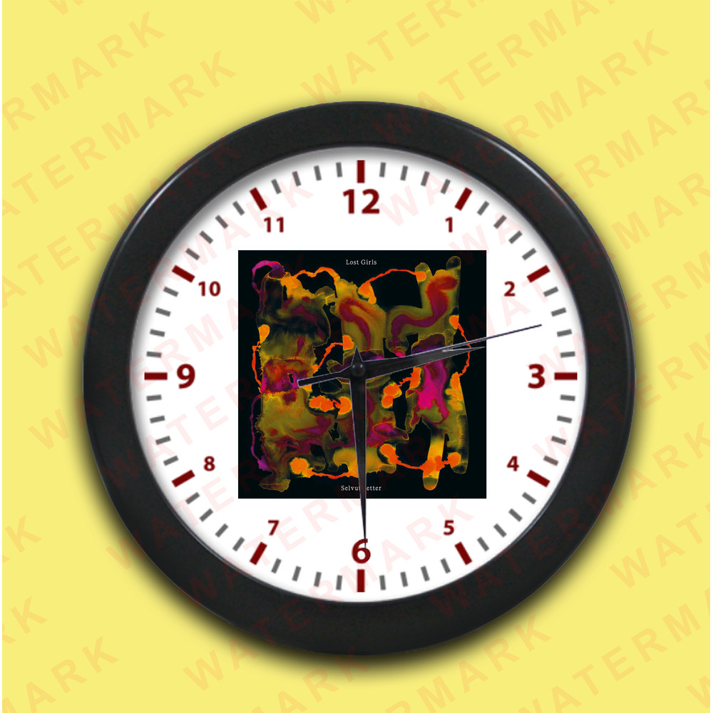 LOST GIRLS JENNY HVAL AND HAVARD VOLDEN SELVUTSLETTER Wall Clocks 1 0