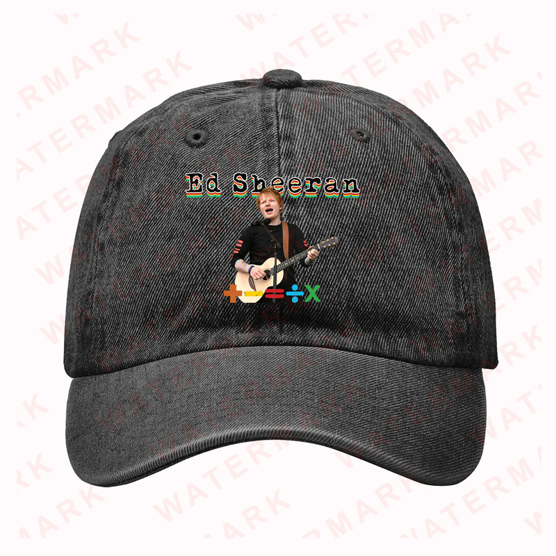 ED SHEERAN EUROPEAN TOUR 2025 Denim Hat Cap 0