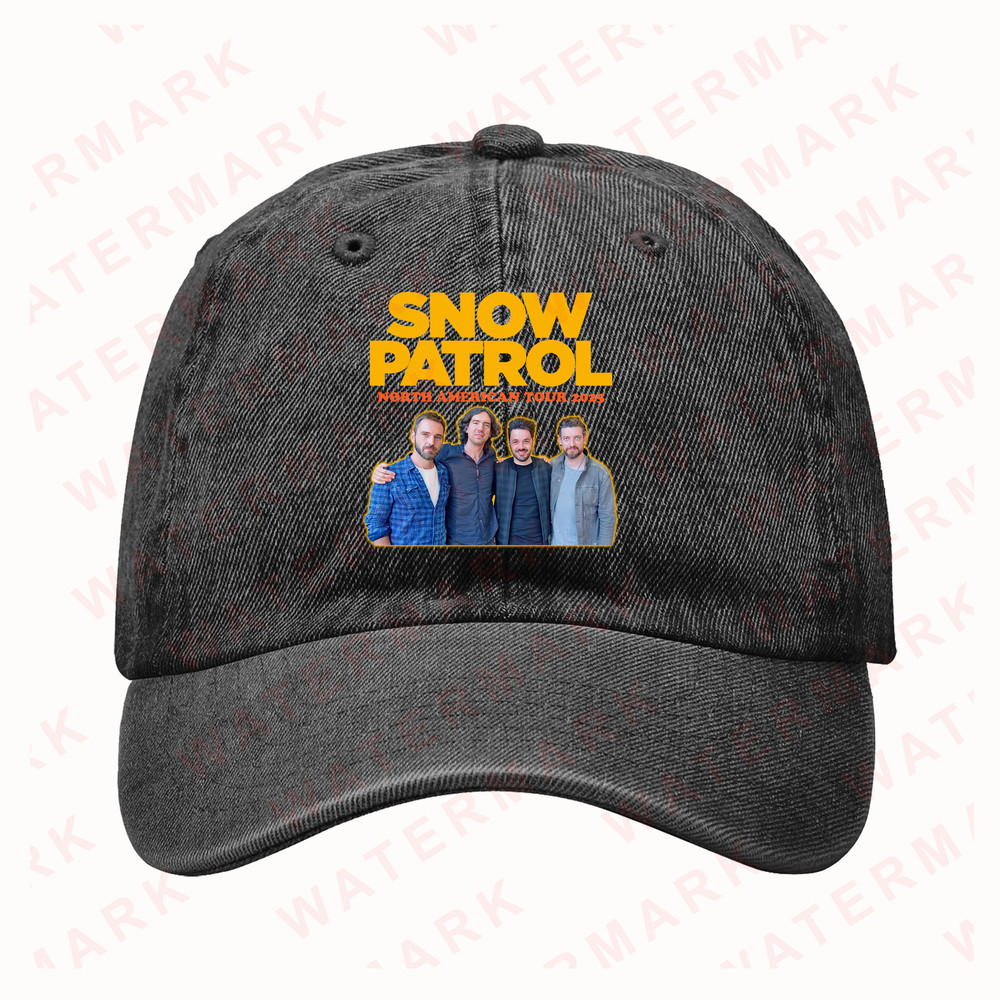 SNOW PATROL NORTH AMERICAN TOUR 20255 Denim Hat Cap 0