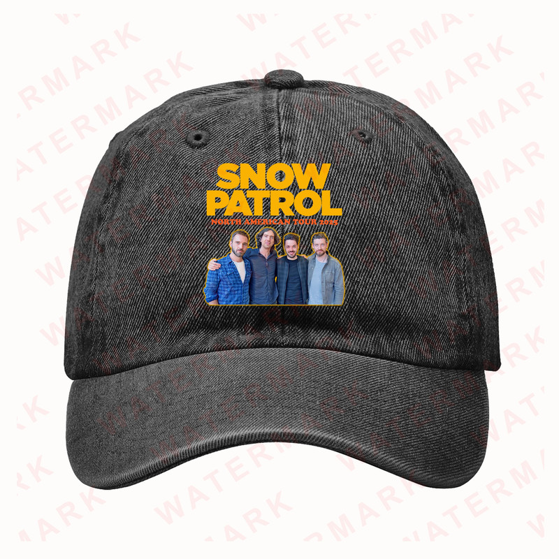 SNOW PATROL NORTH AMERICAN TOUR 20255 Denim Hat Cap 0
