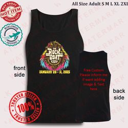 the rock boat xxiv the world's greatest floating music festival 2025 tank top