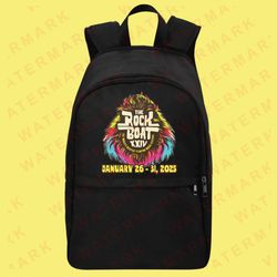 the rock boat xxiv the world's greatest floating music festival 2025 backpack bags