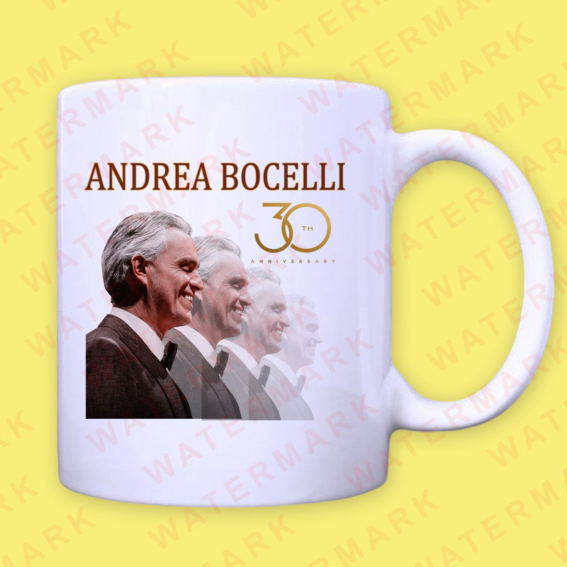ANDREA BOCELLI 30TH ANNIVERSARY ON TOUR 2025 Mug 0