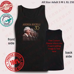 andrea bocelli 30th anniversary on tour 2025 tank top