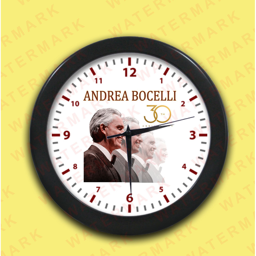 ANDREA BOCELLI 30TH ANNIVERSARY ON TOUR 2025 Wall Clocks 0