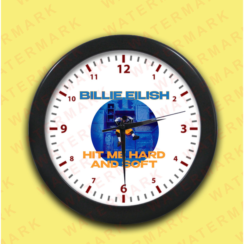 BILLIE EILISH HIT ME HARD AND SOFT THE TOUR 2025 Wall Clocks 0