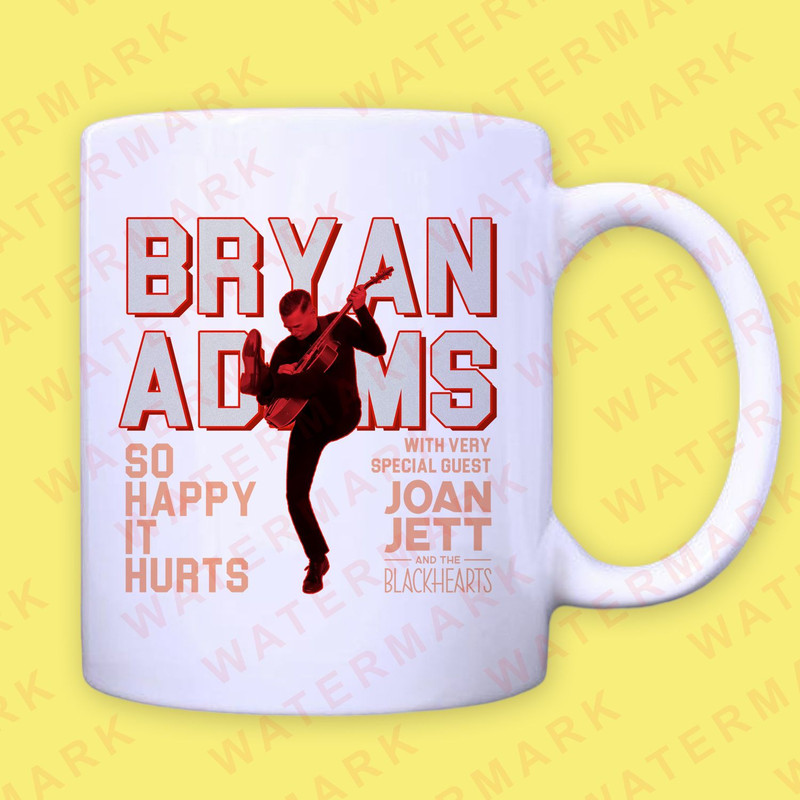 BRYAN ADAMS SO HAPPY IT HURTS ON TOUR 2025 Mug 0