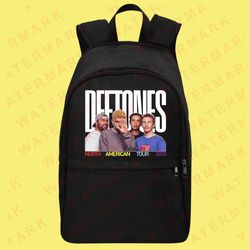 deftones north american tour 2025 backpack bags