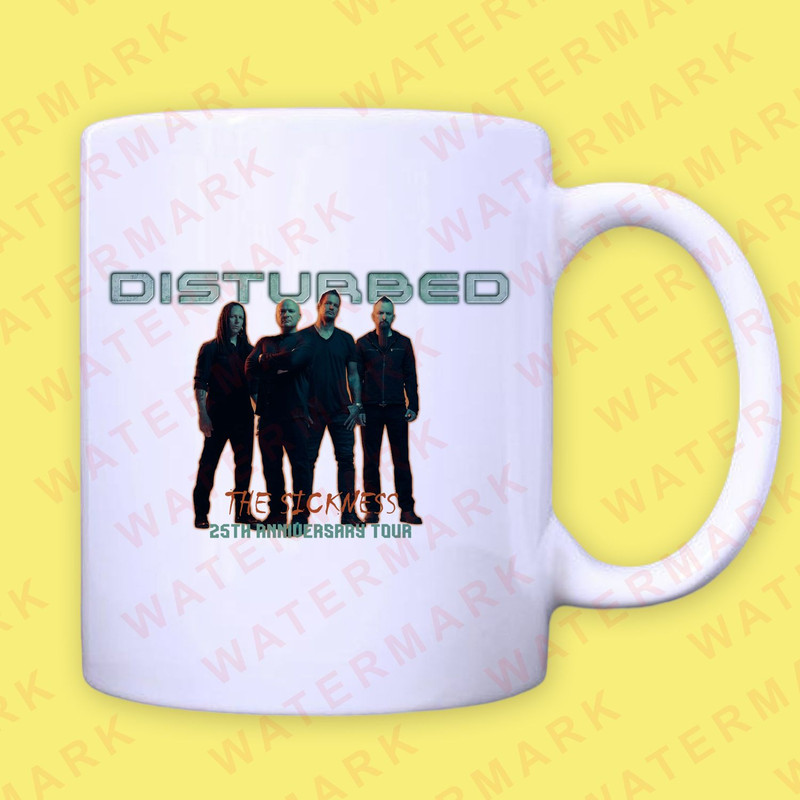 DISTURBED THE SICKNESS 25TH ANNIVERSARY TOUR 2025 Mug 0