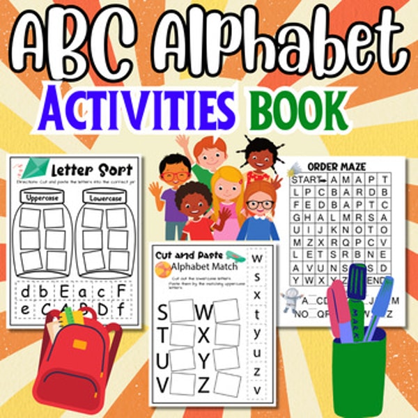 ABC Alphabet Activities for Preschoolers, Preschool Workshee - Inspire ...