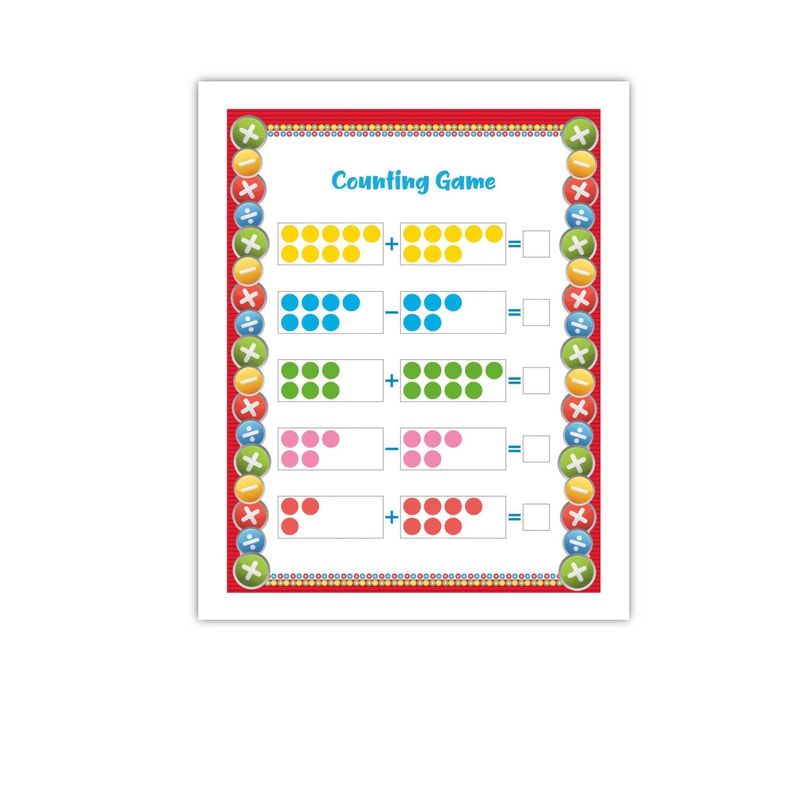 The Count Math Counting Activity book For Kids, Learning To Count, Math Act | Inspire ...