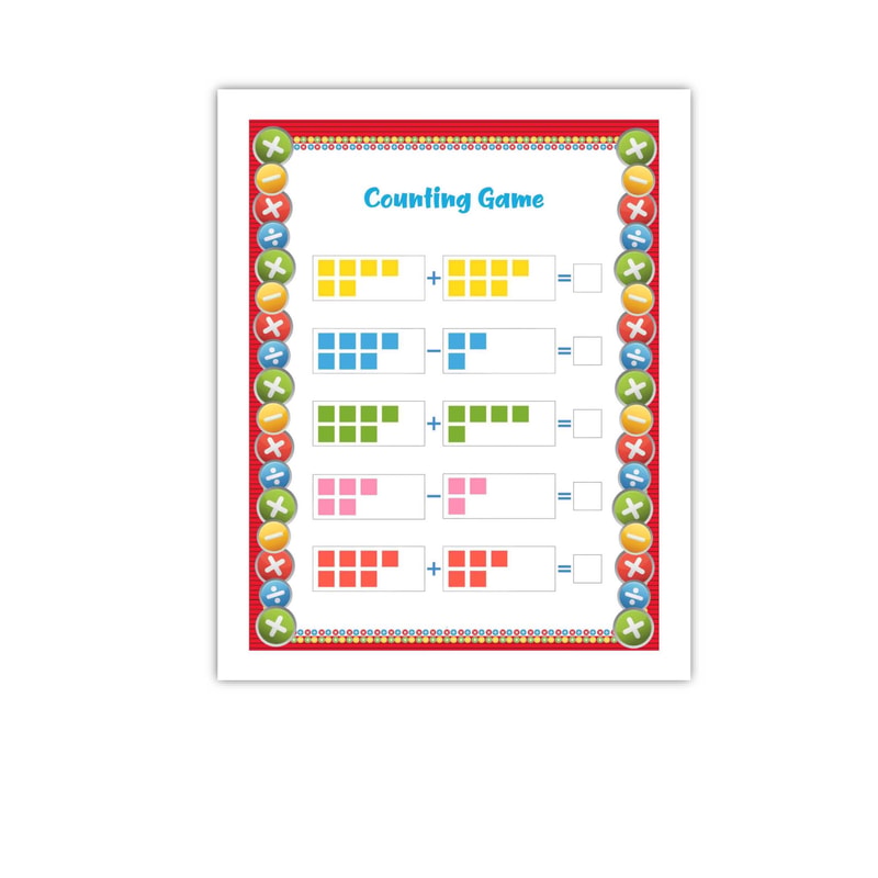Counting Pad Counting Activity book For Kids, Learning To Count, Math Act | Inspire ...