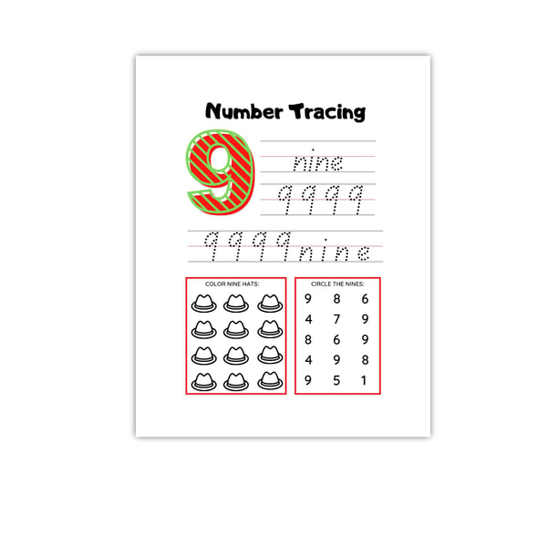 Big Handwriting Practice, 195 Tracing Worksheets Activity fo - Inspire ...