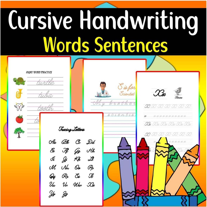 Cursive Script Words Cursive Handwriting Words Sentences, ALPHABET FOR CLASSROOM | Inspire ...
