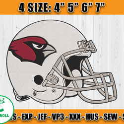 Cardinals Embroidery, NFL Cardinals Embroidery, NFL Machine Embroidery Digital, 4 sizes Machine Emb Files - 03 - Carroll