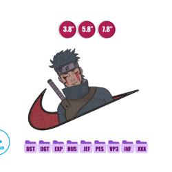 nike shisui waterfall anime embroidery design, ni ke anime embroidery designs 90