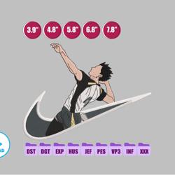 bokuto kotaro anime embroidery design, ni ke anime embroidery designs 103