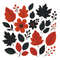 Autumn Leaves And Flowers Crossstitch Pattern PDF Instant Download 0