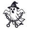 Evil Ghost In Chains For Halloween  Crossstitch Pattern PDF  Instant Download 0