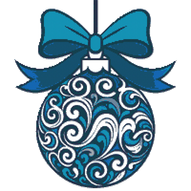 Christmas Toy With A Pattern Crossstitch Pattern PDF Instant Download 0