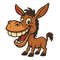 Cute Smiling Donkey Cross Stitch Pattern PDF Instant Download 0