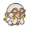 Cute White Monkey Cross Stitch Pattern PDF Instant Download 0