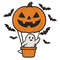 Ghost In A Balloon For Halloween Cross Stitch Pattern PDF Instant Download 0