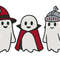 Ghosts Gather For Halloween  Cross Stitch Pattern PDF  Instant Download 0
