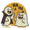 Ghosts Laugh On Halloween  Cross Stitch Pattern PDF  Instant Download 0