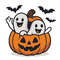 Pumpkin And Ghosts In It For Halloween  Cross Stitch Pattern PDF  Instant Download 0