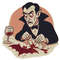 Vampire Spills Blood On Halloween  Cross Stitch Pattern PDF  Instant Download 0