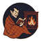 Vampire With A Book For Halloween  Cross Stitch Pattern PDF  Instant Download 0